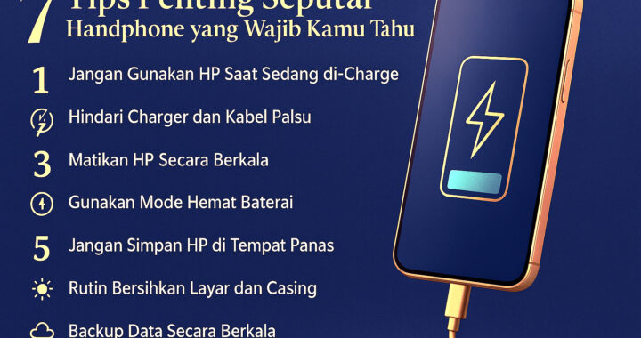 7 Tips Penting Seputar Handphone yang Wajib Kamu Tahu