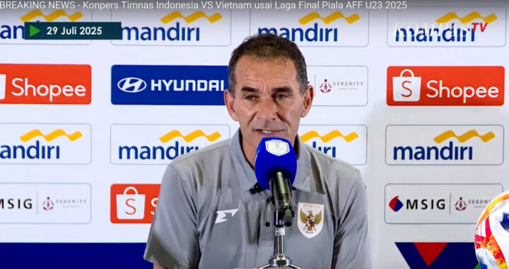Gerald Vanenburg Ungkap Kekecewaanya Pada Permainan Timnas U23