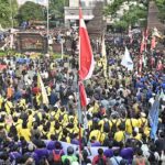 DEMO KEMATIAN AFFAN DI POLDA METRO