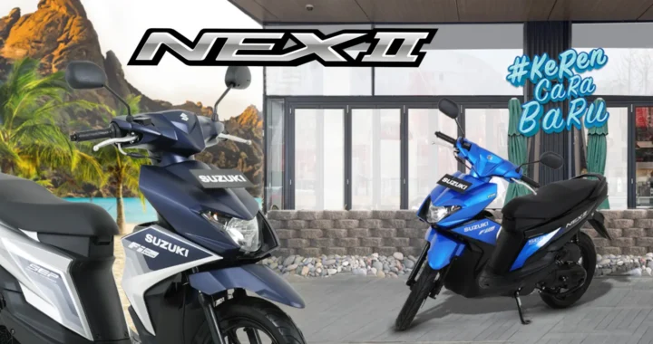 Suzuki NEX II Hadir dengan Desain Futuristik dan Fitur Modern, Siap Temani Aktivitas Harian