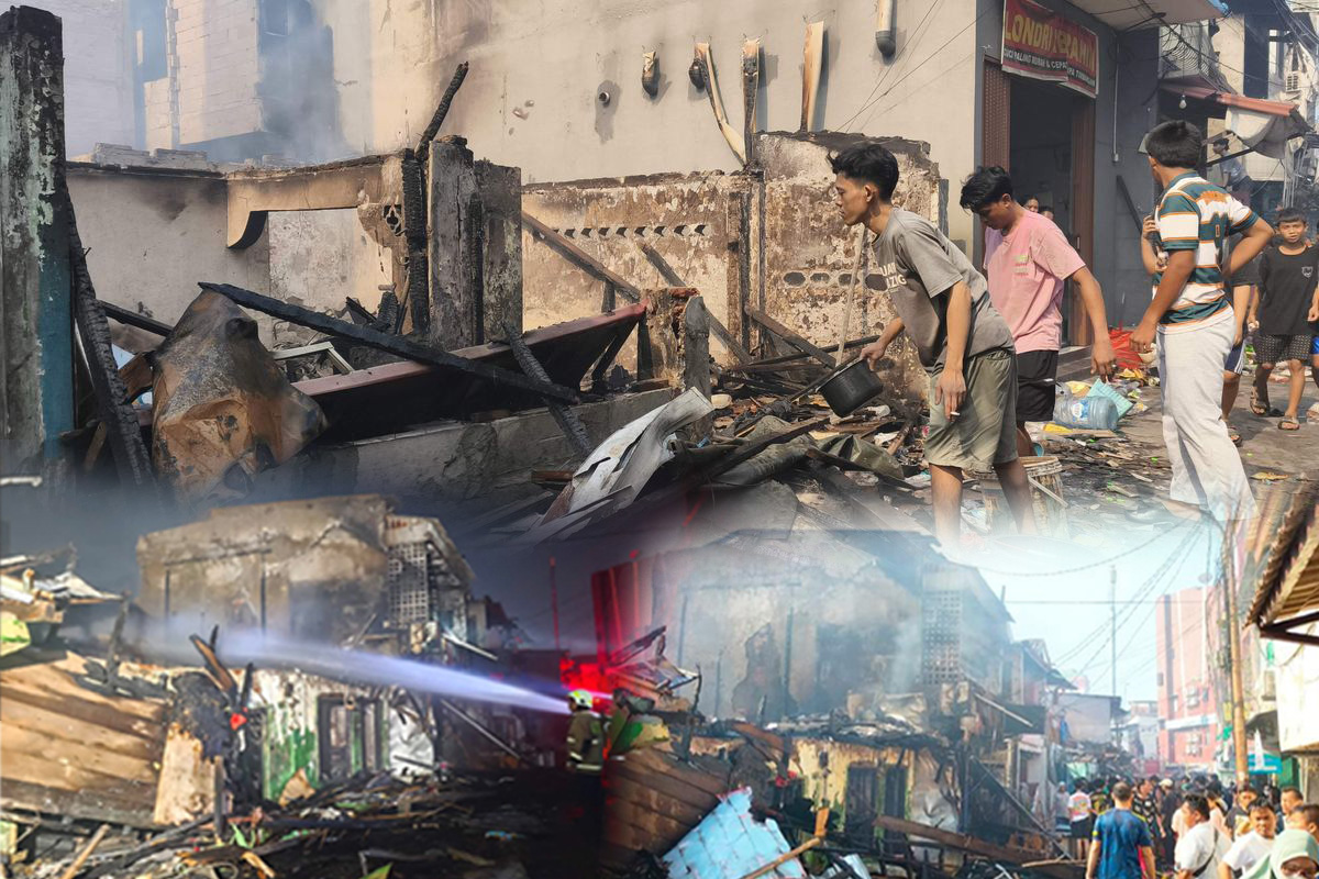 KEBAKARAN DI TAMANSARI